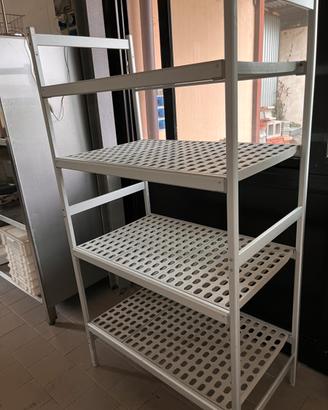 Scaffalatura in allumonio anodizzato