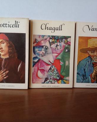 BOTTICELLI, CHAGALL, VAN GOGH, SERIE ARTE GARZANTI
