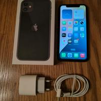 Apple iPhone 11 64gb nero cavo alimentatore cover 