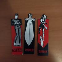 3 segnalibri magnetici Diabolik - Eva Kant - pugna