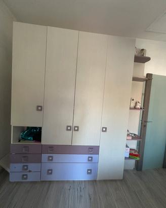 Armadio cameretta+2 letti songoli