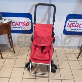 CARRELLINO SPESA FOPPAPEDRETTI GO UP ROSSO