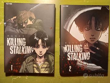 volume 1 e 2 di killing stalking manga