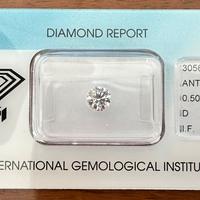 Diamante da 0,50 carati triplo ex