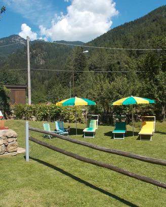 ULTIMA D'AGOSTO 7/8 p CASA con GIARDINO valdifiemm
