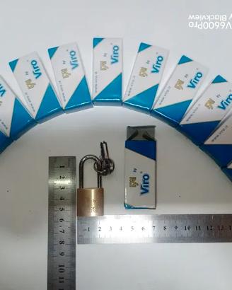 stock di 11 lucchetti art. 552.27 arco lungo .