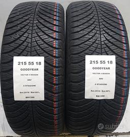 2 GOMME 215 55 18 GOODYEAR BR1399
