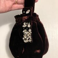 Borsa Max Mara velluto nuova