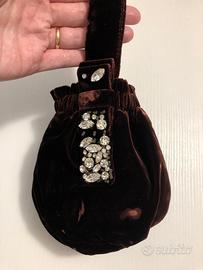 Borsa Max Mara velluto nuova