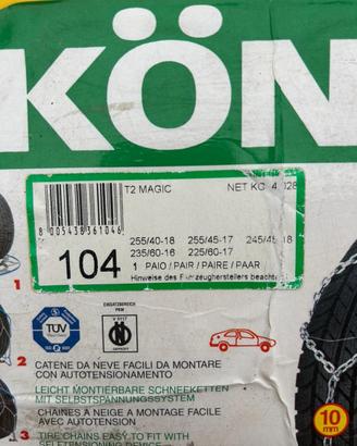 catene konig T2 magic nr 065 e  104