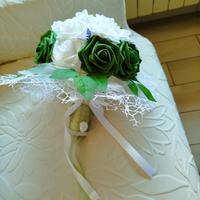 bouquet rose finte 