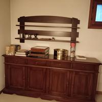 Credenza arte povera con piattaia