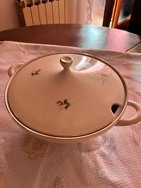 Zuppiera Vintage con Fiori