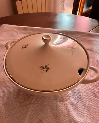 Zuppiera Vintage con Fiori