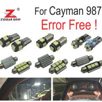 KIT 19 LAMPADE LED INTERNE PER PORSCHE CAYMAN 987 