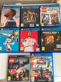 8 Giochi PS4 e PS3 - Minecraft, LEGO, Fifa ….