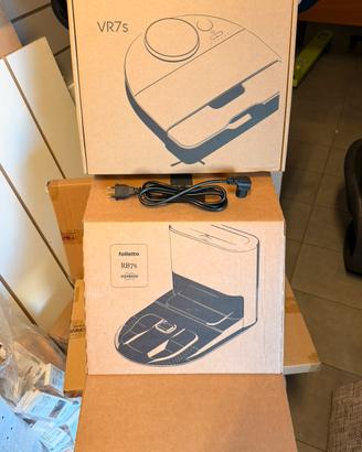 robot aspirapolvere folletto vr7s con base svuota
