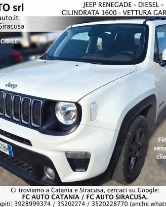 Jeep Renegade 1.6 Mjt 130 CV Longitude PARI AL NUO