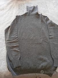 Dolcevita donna Benetton lana merino tg. L grigio