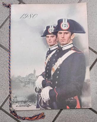Calendario storico carabinieri 1980