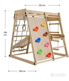 scivolo-scalata per bimbo