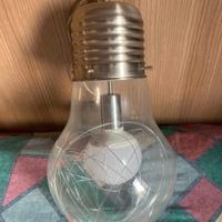 Lampadario a forma di lampadina