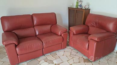 salotto in pelle