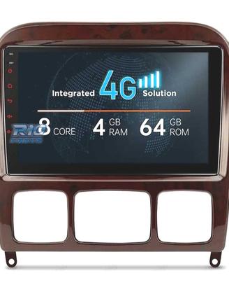 RADIO GPS ANDROID 10 PER MERCEDES CLASSE S W220 98