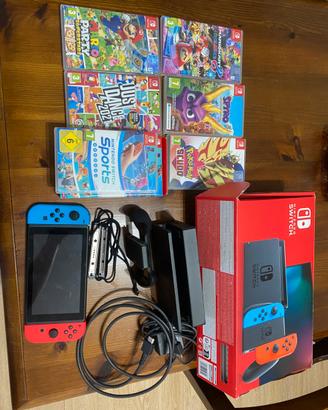 Nintendo switch V2   + 6 giochi