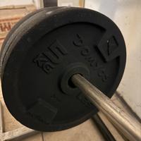 Bilanciere manubri dischi in ghisa