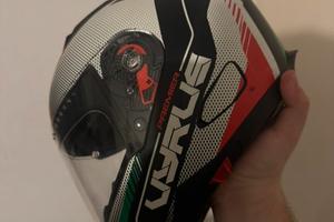 Premier helmet vyrus (grafica tricolore) taglia M