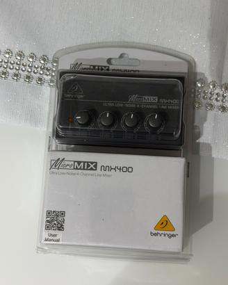 Amplificatore cuffie Behringer MicroMIX MX400