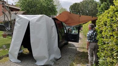 Tenda posteriore impermeabile
