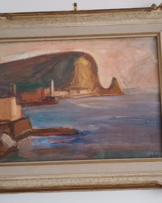 Dipinto Olio su Tavola Capo di Sorrento G. Volpe