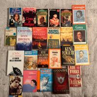 Lotto 23 Libri Vari: Arte, Thriller e Classici