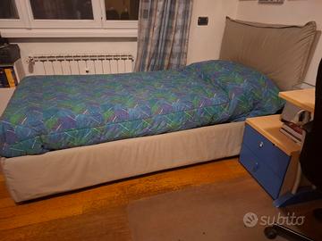 letto contenitore singolo
