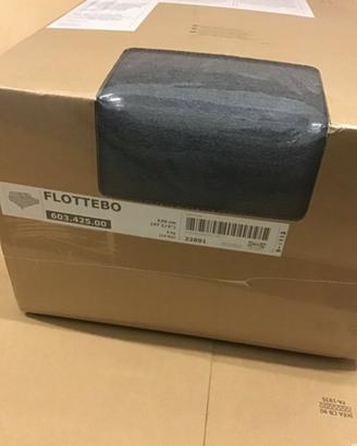 Set Copridivano Ikea Flottebo 90cm grigio Nuovo