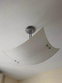 Lampadario in vetro di murano