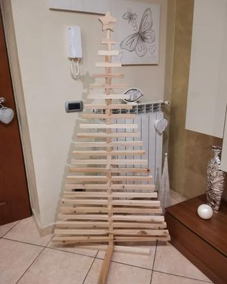 albero di natale in legno 