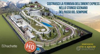 Plastico ferroviario Hachette Orient Express H0