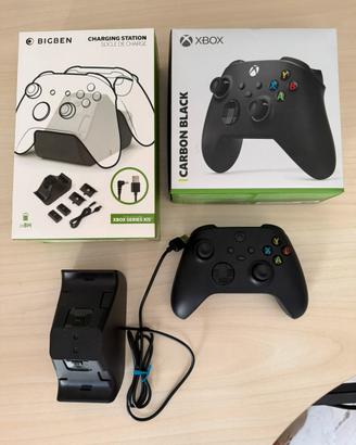 Joystick Xbox + Base di ricarica x2 Joystick