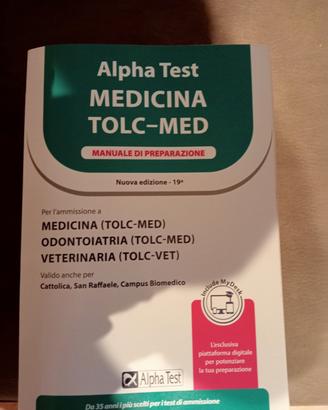 manuale di preparazione ALPHA-TEST MEDICINA TOLC-M