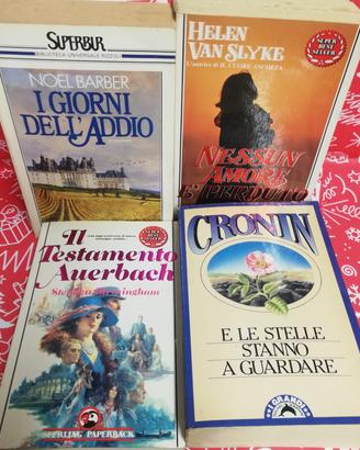 set 4 romanzi vintage anni 2000