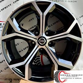 4 CERCHI IN LEGA ORIGINALI R17 NISSAN JUKE NEW