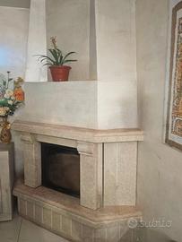 Camino termico per 100 mq con rivestimento i