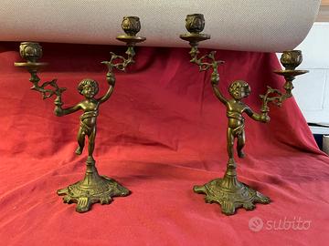 Coppia di candelabri