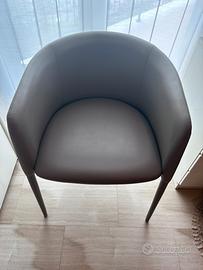 Sedia ecopelle mai usata