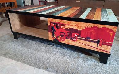 Mobiletto basso da soggiorno