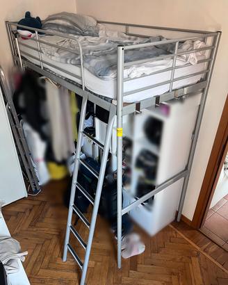 Letto a soppalco 1 piazza