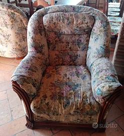 2 poltrone da sala anni 80/90